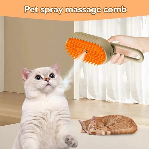 Steam Grooming Brush For Cats & Dogs