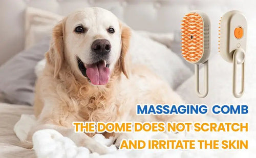 Steam Grooming Brush For Cats & Dogs